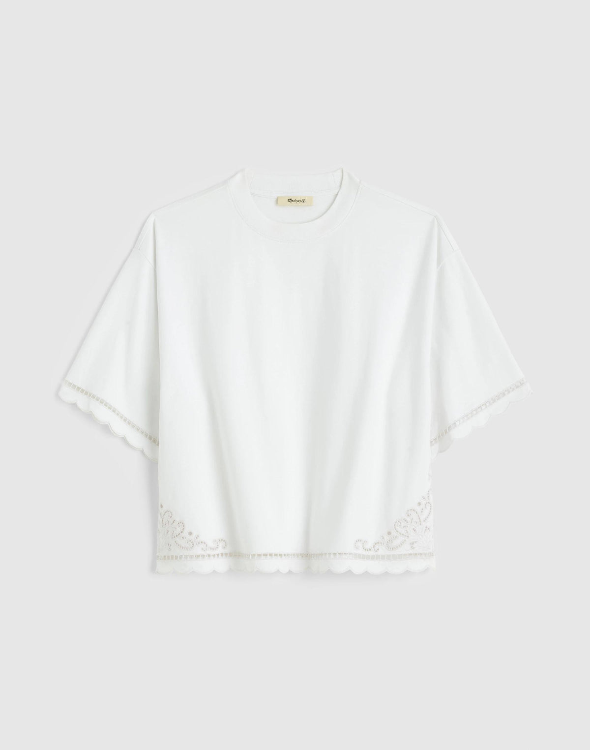 The Boxy Crop Tee in Allday Jersey