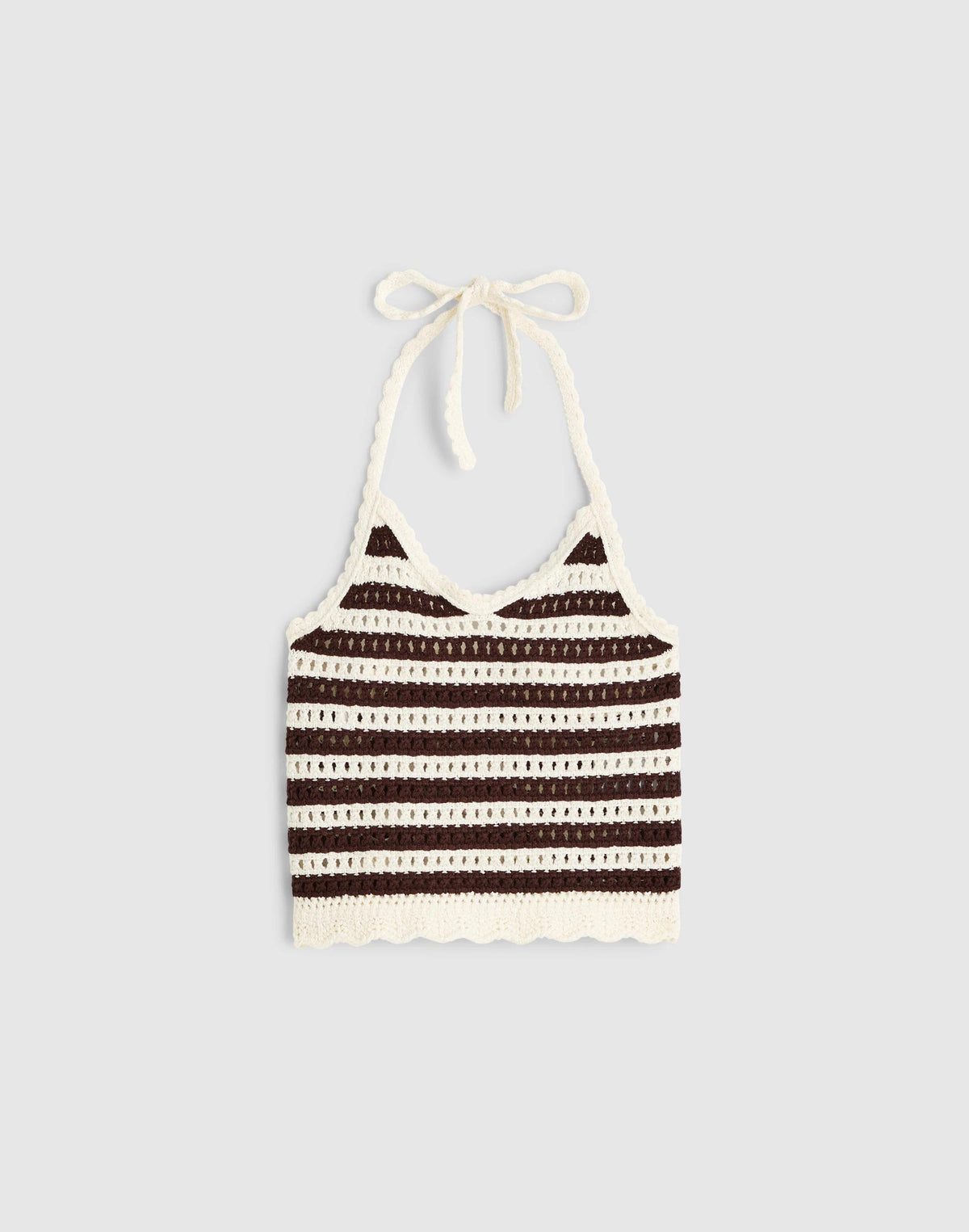 Madewell x Shopbop Pointelle-Knit Halter Top