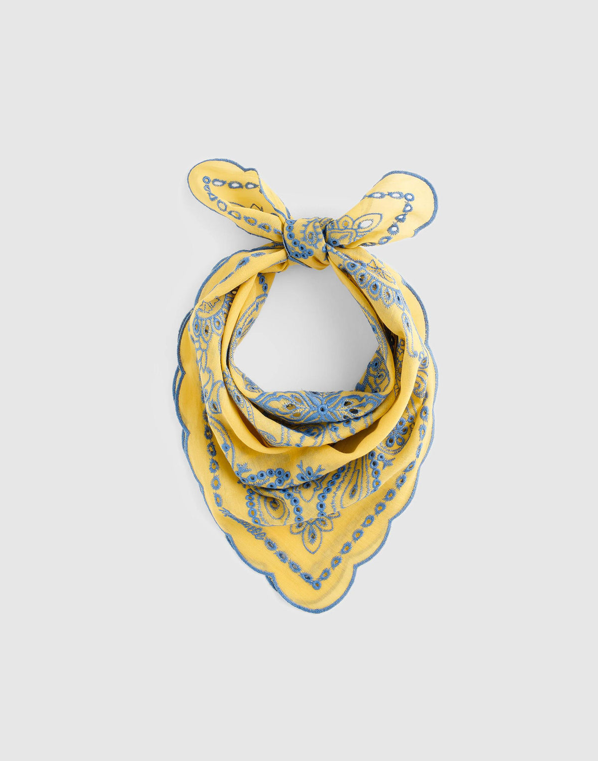 Organic Cotton Eyelet Bandana