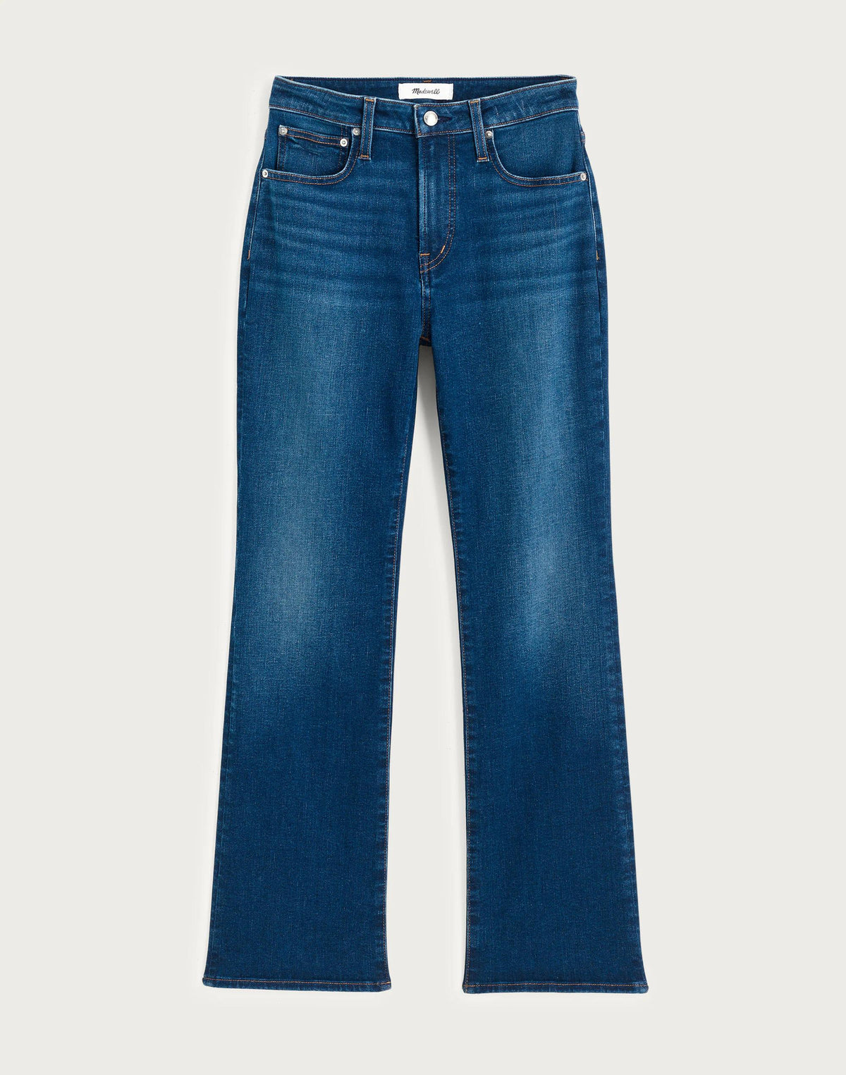 The Short Curvy Flare Crop Jean in Super Stretch Denim