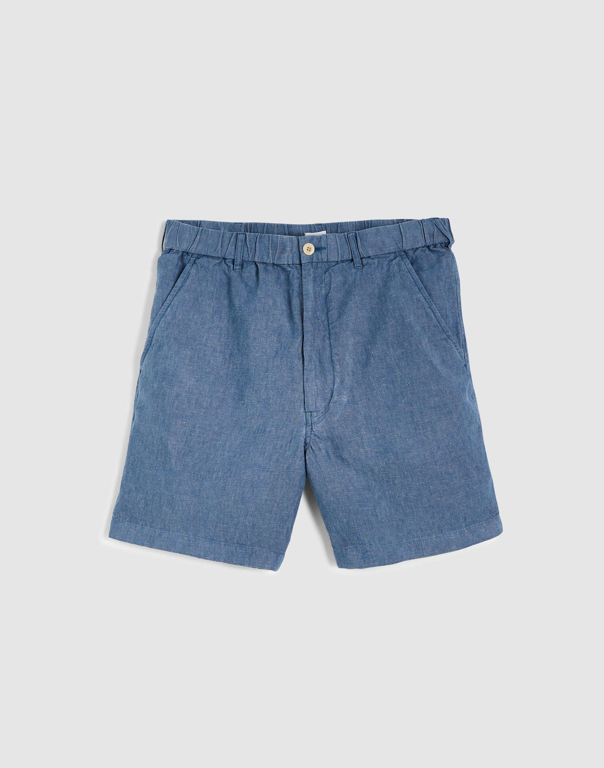 Pull-On Shorts in Linen