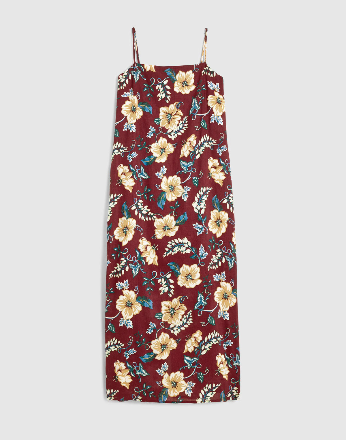 Squareneck Sleeveless Maxi Dress