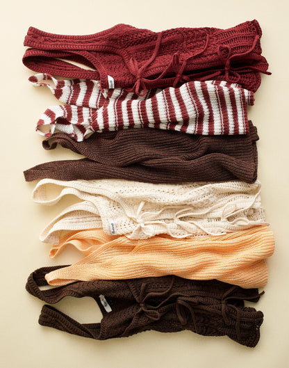V-Neck Tank in 100% Linen