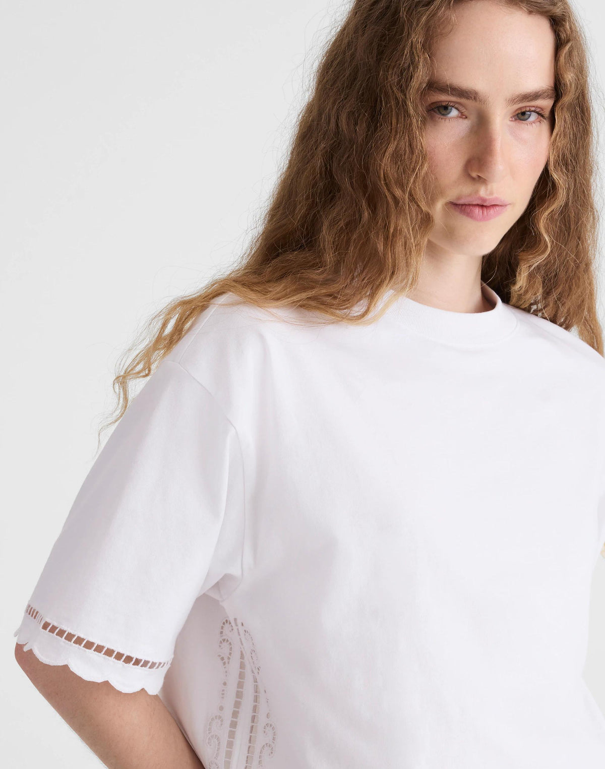 The Boxy Crop Tee in Allday Jersey