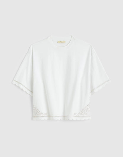 The Boxy Crop Tee in Allday Jersey