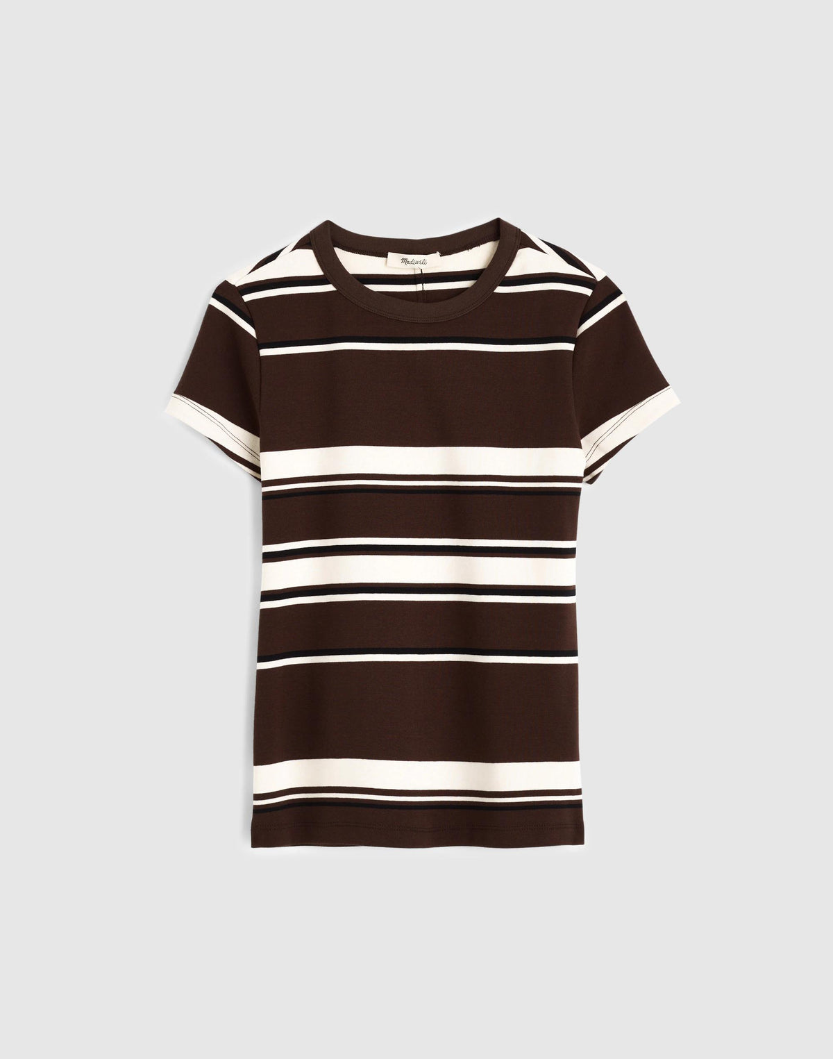 The '90s Crewneck Tee in Compact Cotton