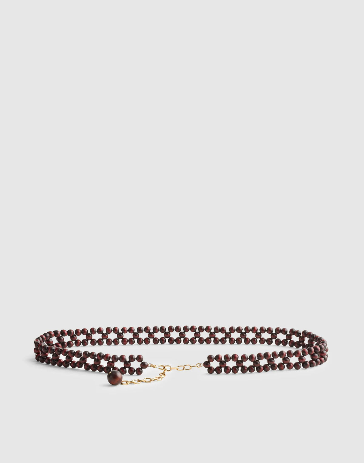 Wooden Bead Belt