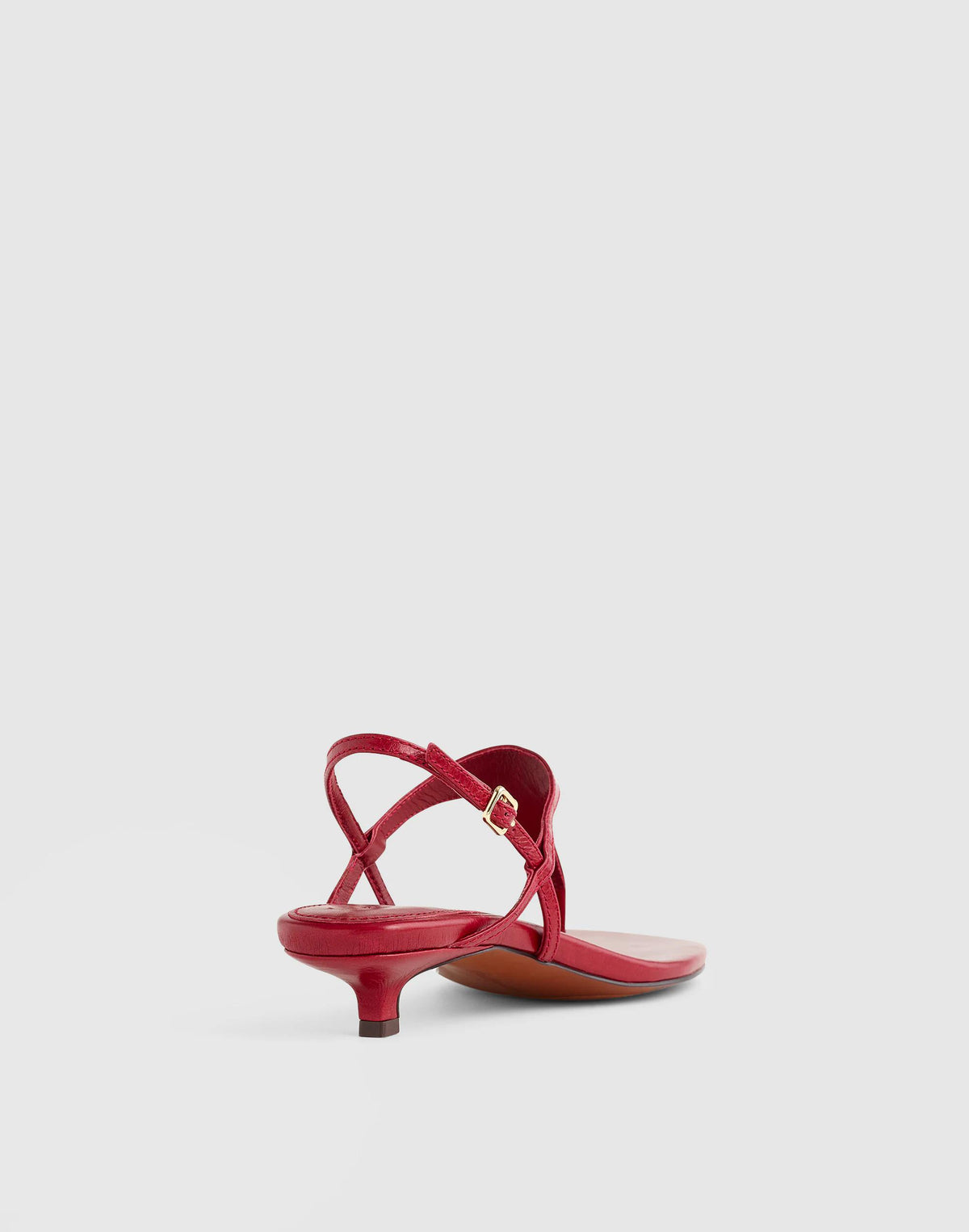 The Chiara Kitten Heel Slingback Sandal