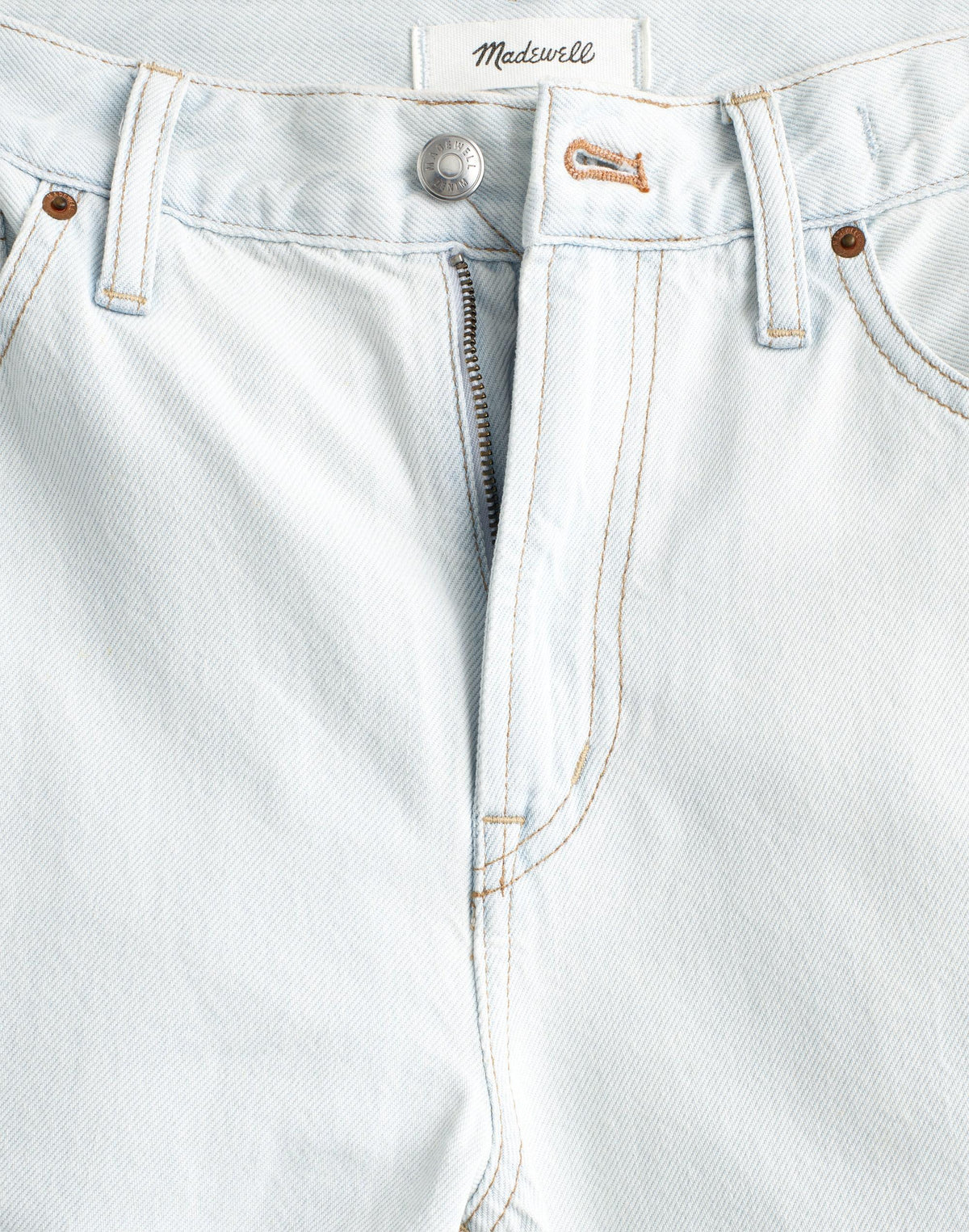 The Short Perfect Vintage Wide-Leg Crop Jean in Airy Denim