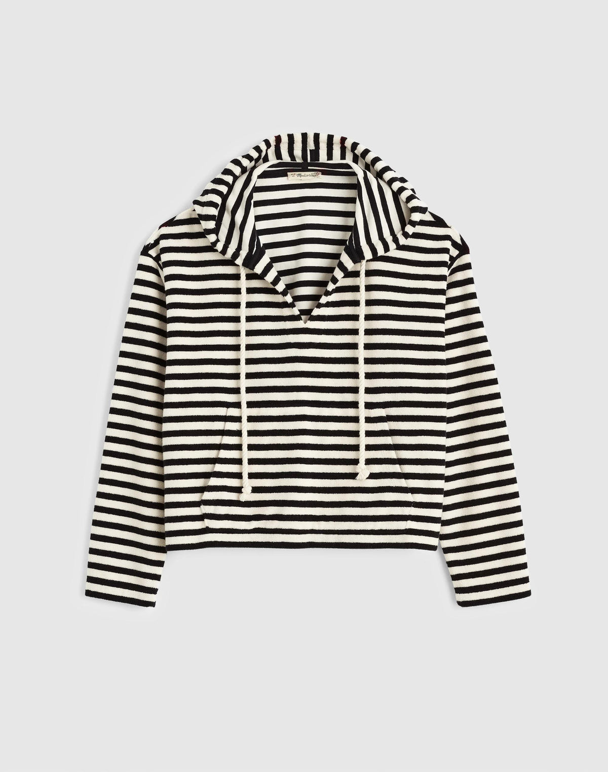 Drawstring Hoodie in Terry