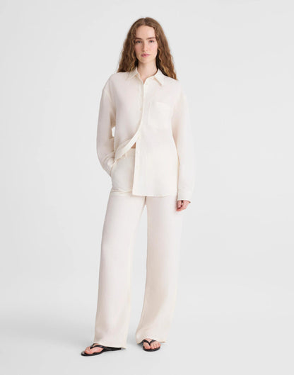 The Easy Shirt in Linen Blend