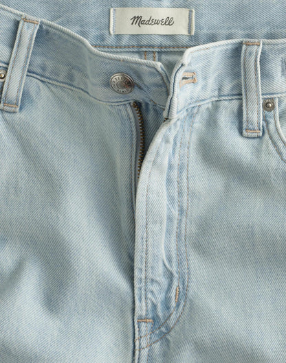 The Darted Barrel-Leg Jean in Airy Denim