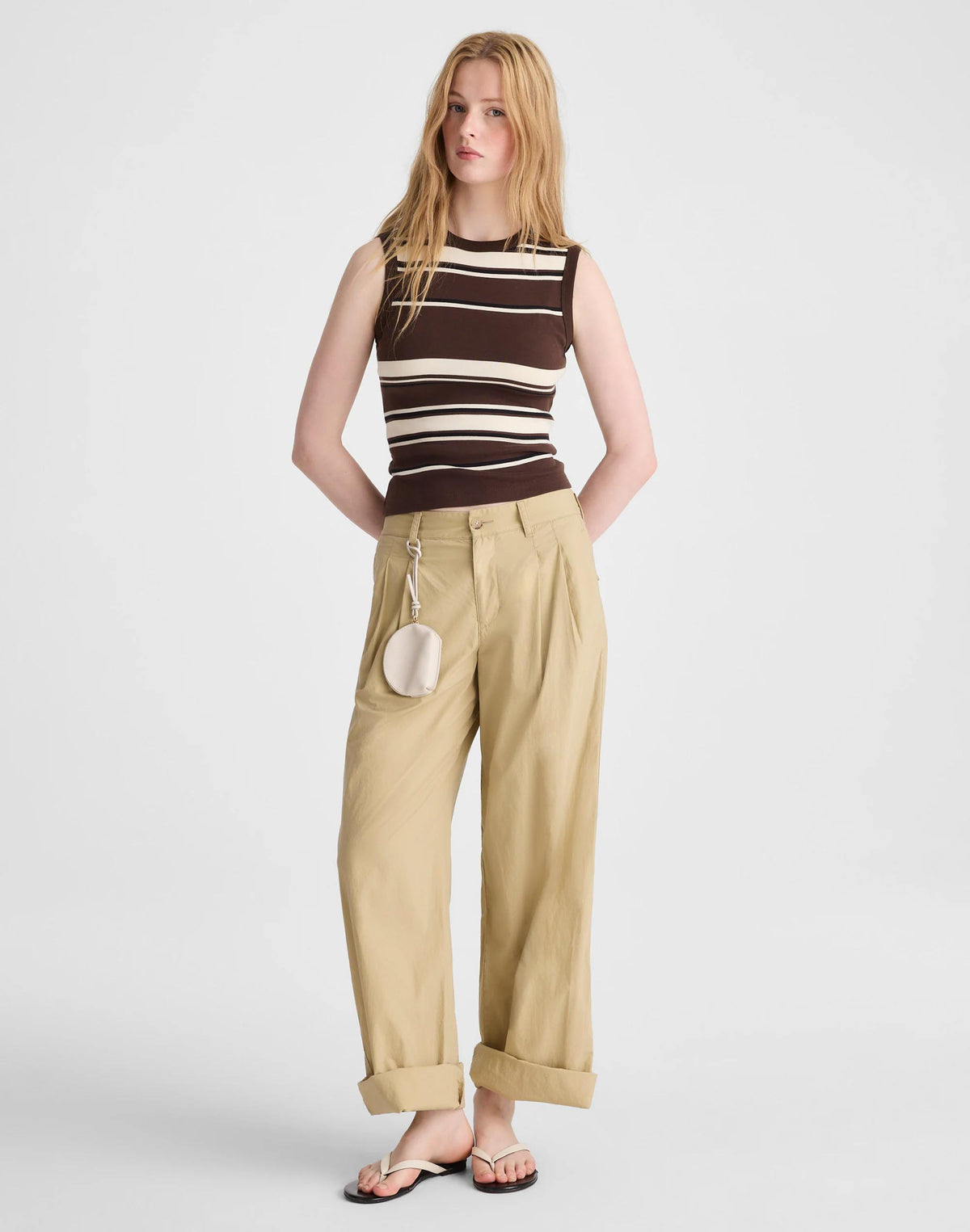 The '90s Shell Tank in Compact Cotton