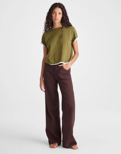 The Ultimate Wide-Leg Jean in Airy Denim