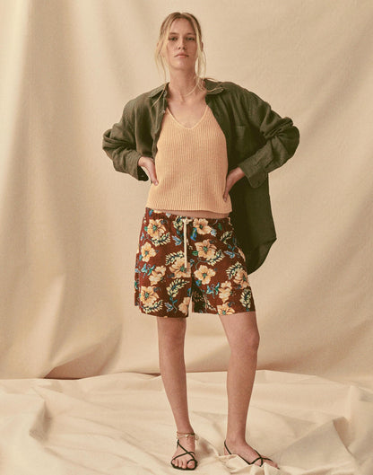 Pull-On Drawstring Boardshorts