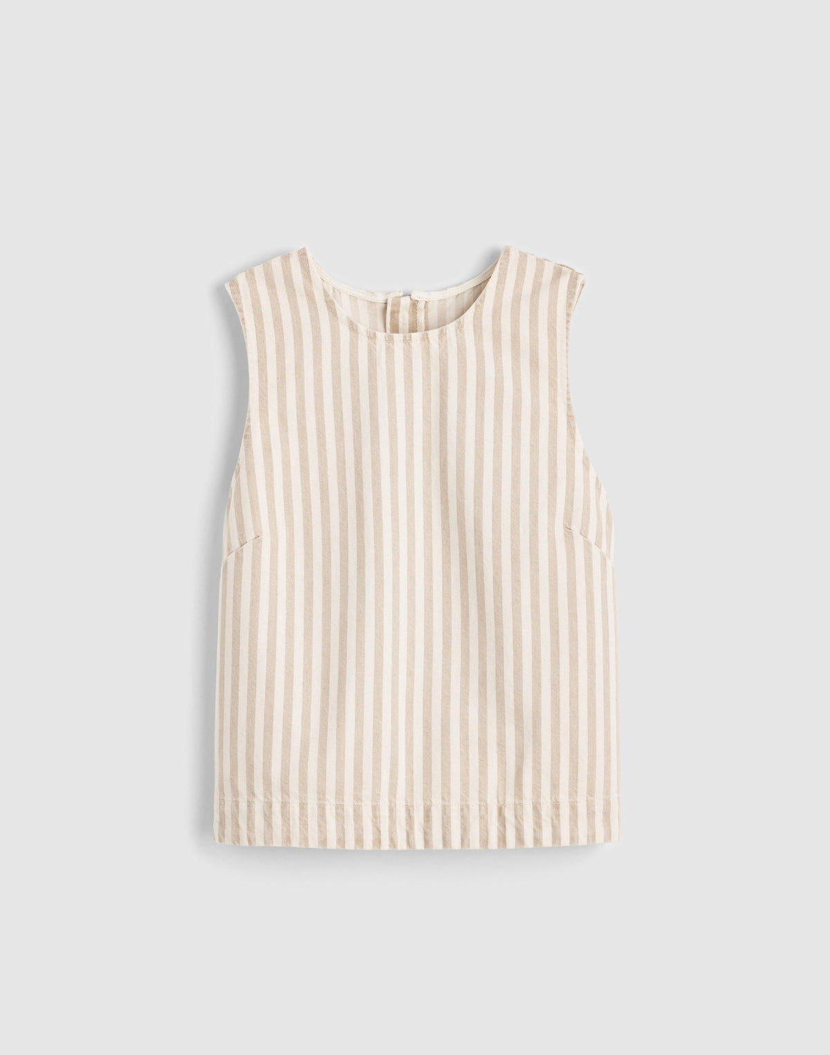 Denim Boxy Shell Top