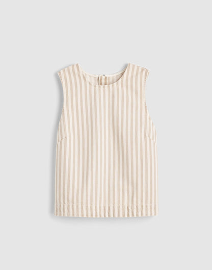 Denim Boxy Shell Top