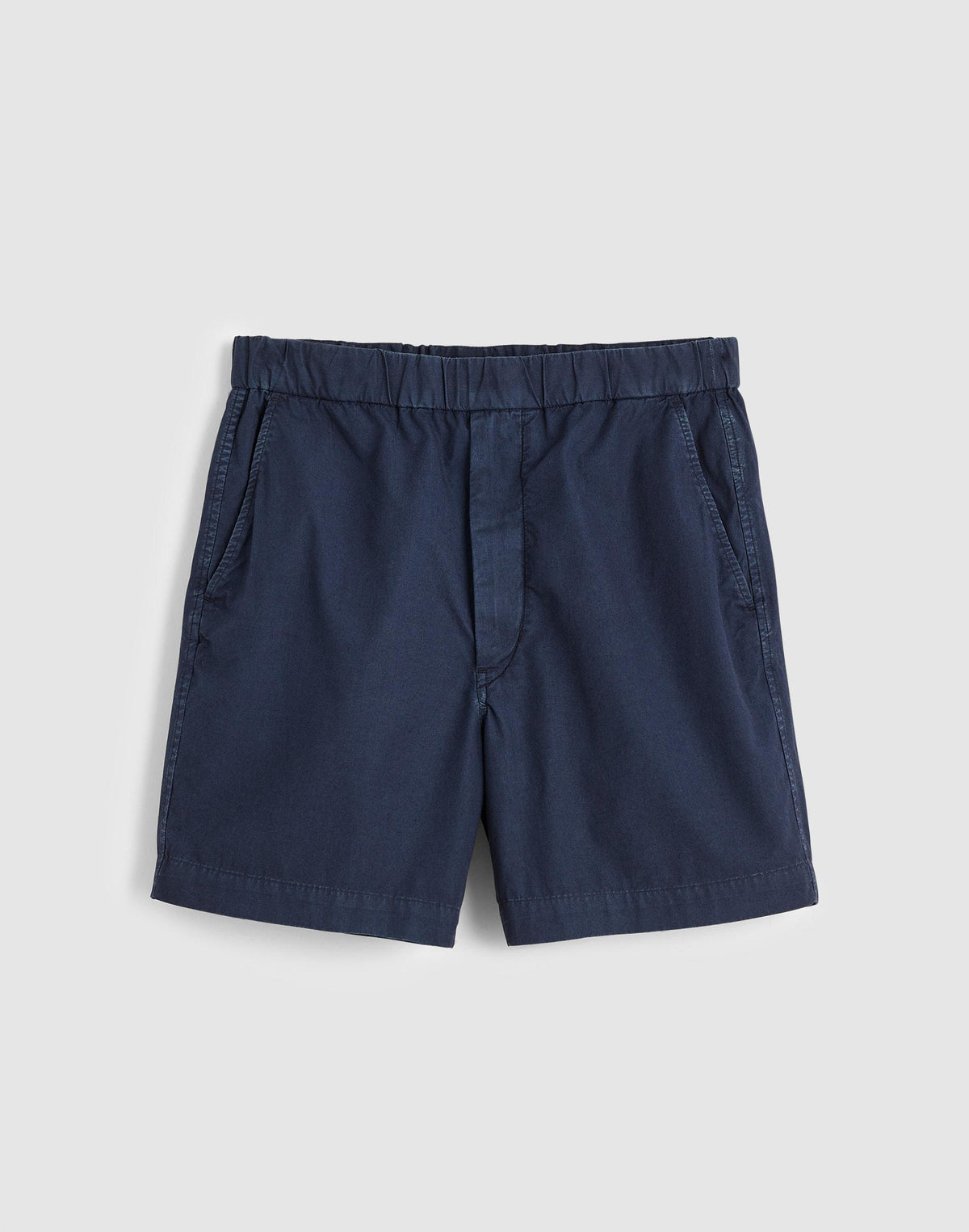 Pull-On Short in Poplin