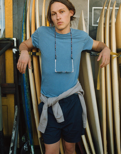 Pull-On Short in Poplin
