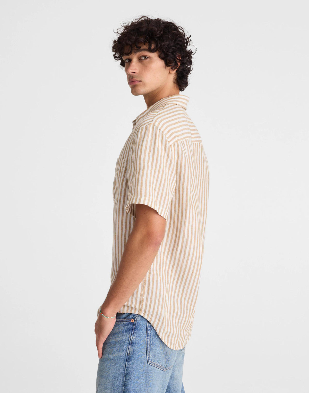 The Allday Short-Sleeve Shirt in Linen