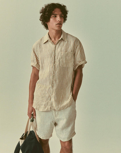 The Allday Short-Sleeve Shirt in Linen