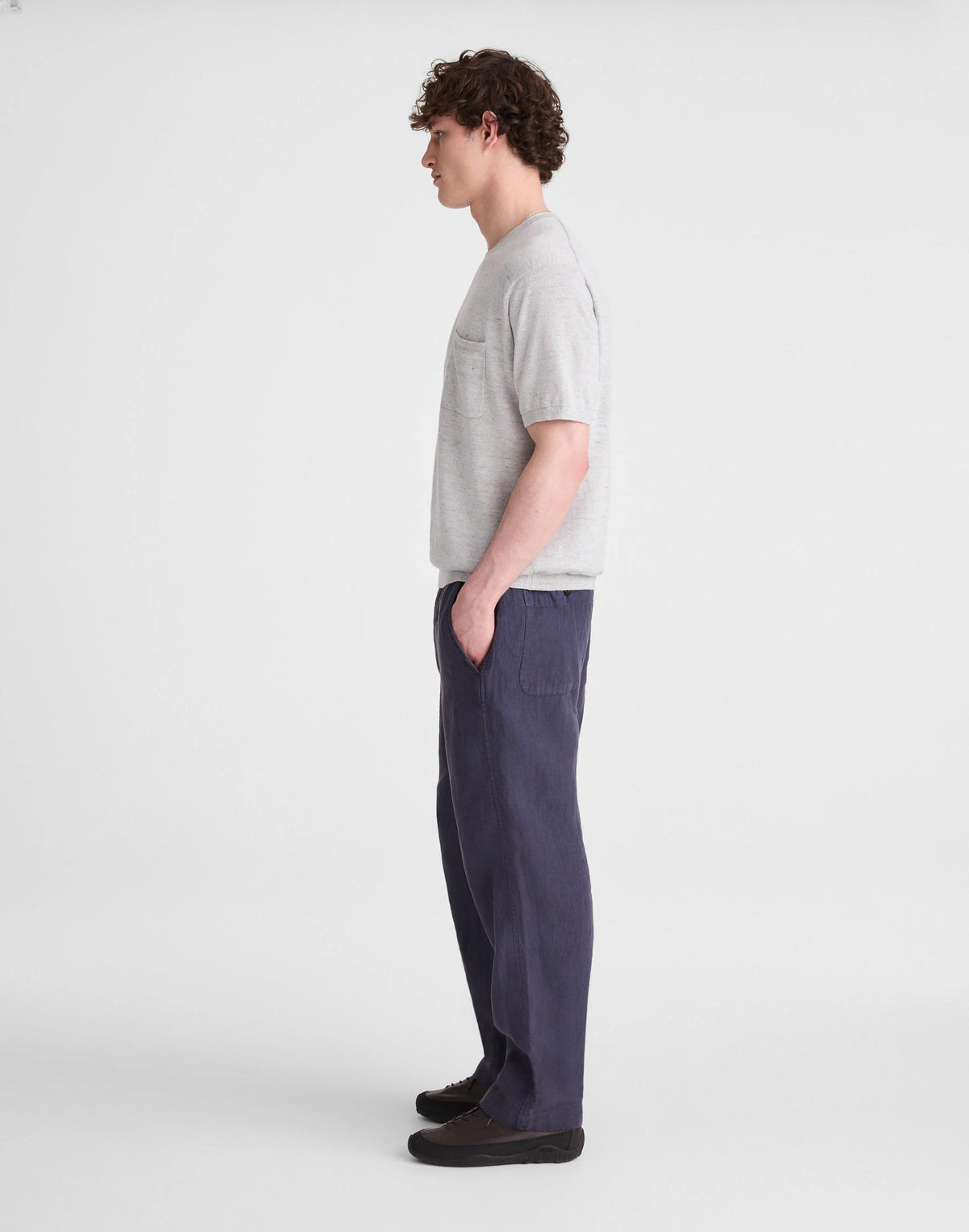 Pull-On Pant in Linen
