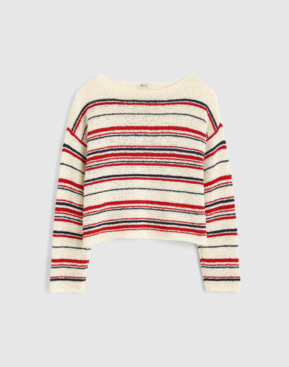 Boatneck Pullover Sweater