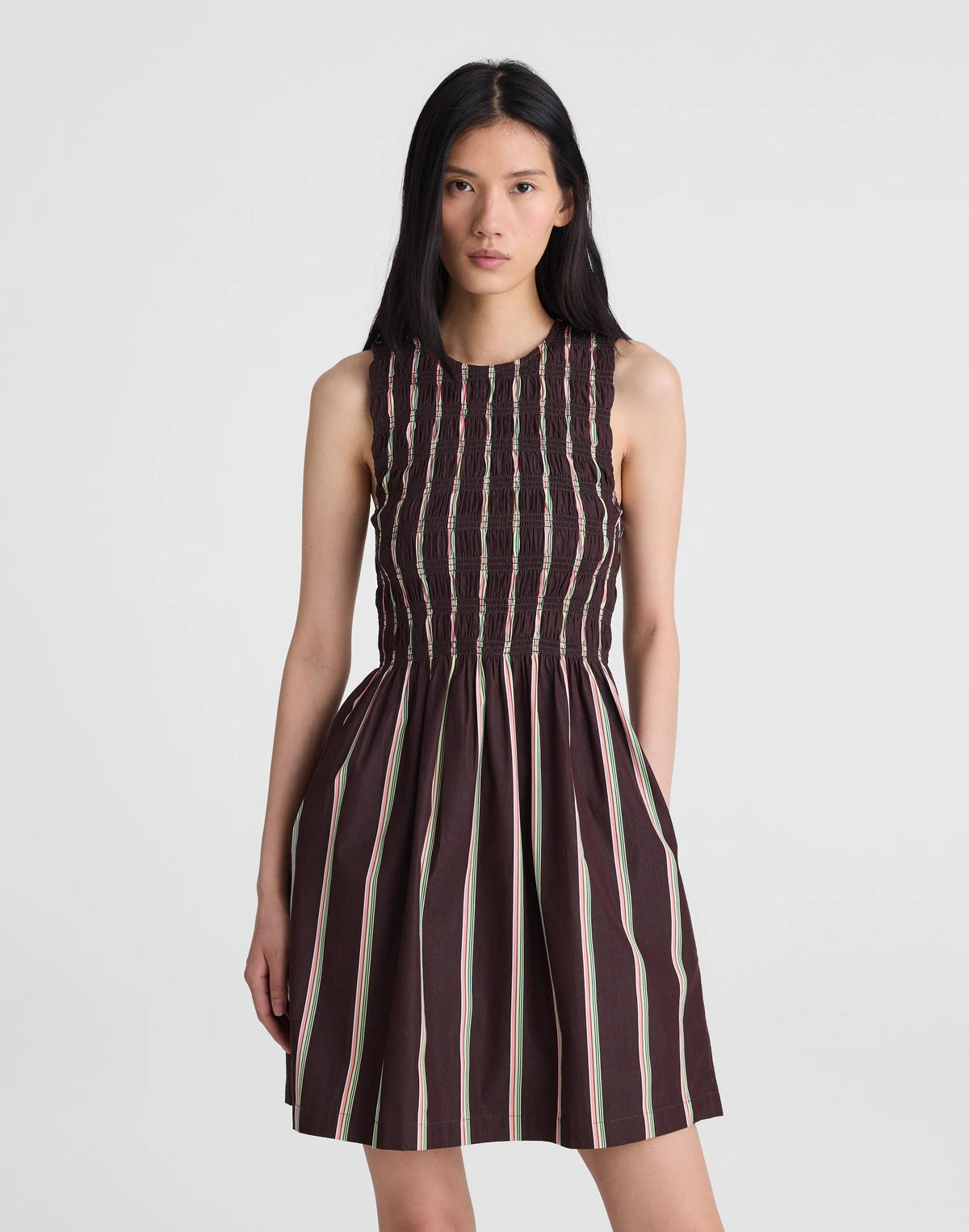Madewell x Shopbop Melody Smocked Mini Dress