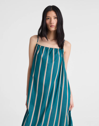 Madewell x Shopbop Gathered A-Line Midi Dress