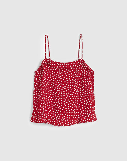 Ruffled Cami Top