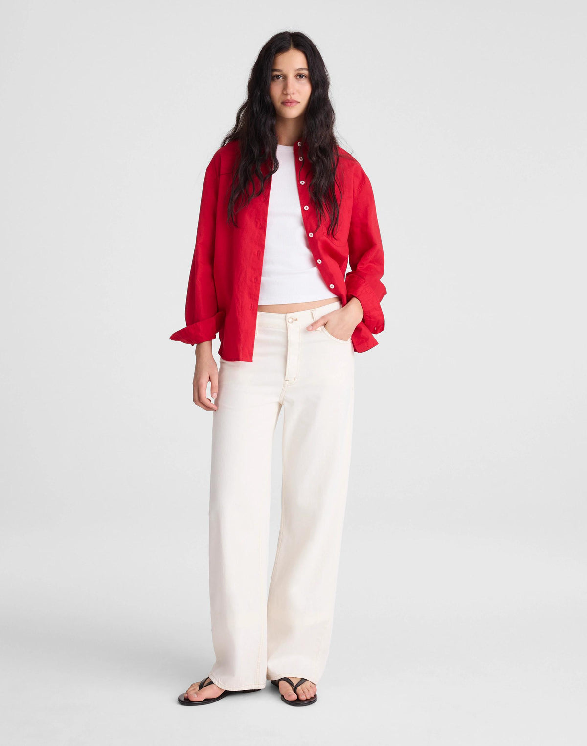 The Easy Shirt in Linen Blend
