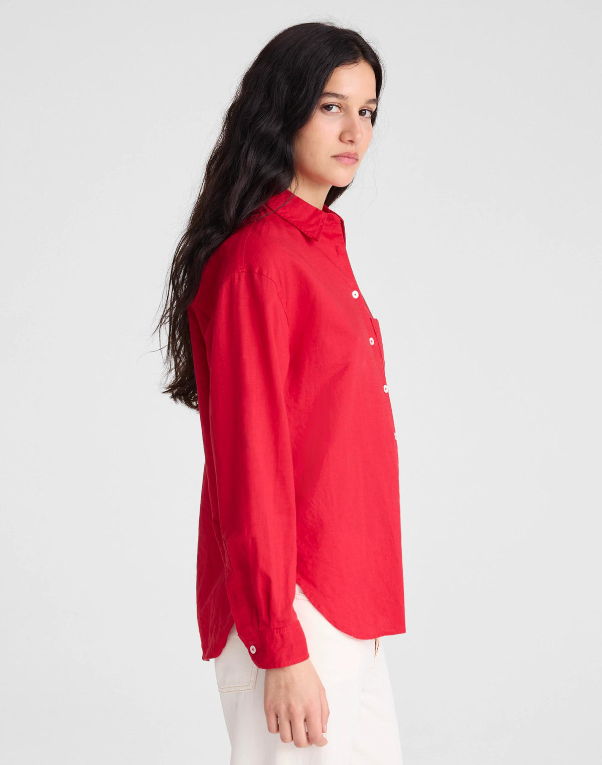 The Easy Shirt in Linen Blend