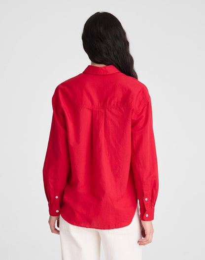 The Easy Shirt in Linen Blend