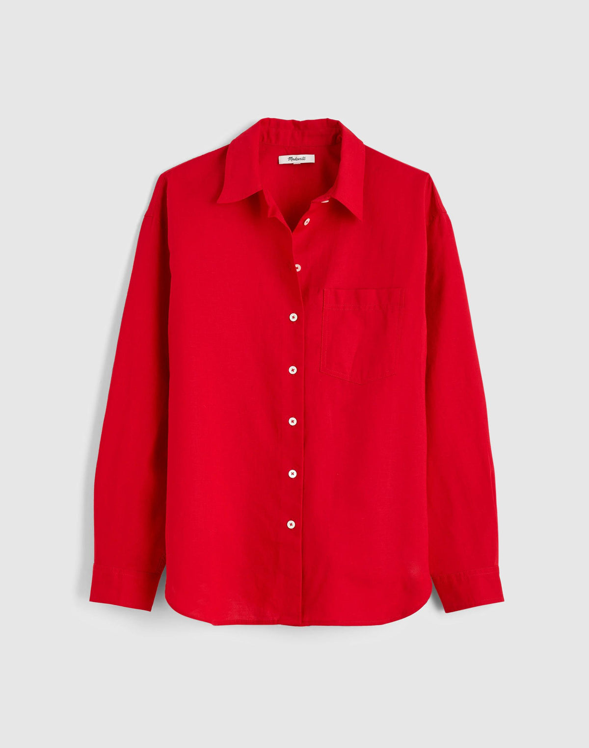 The Easy Shirt in Linen Blend