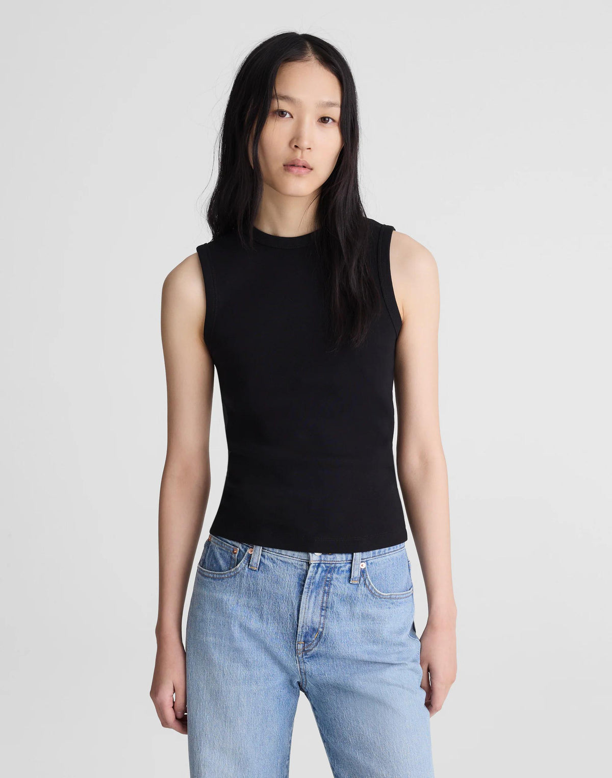 The '90s Shell Tank in Compact Cotton