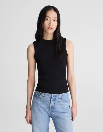 The '90s Shell Tank in Compact Cotton