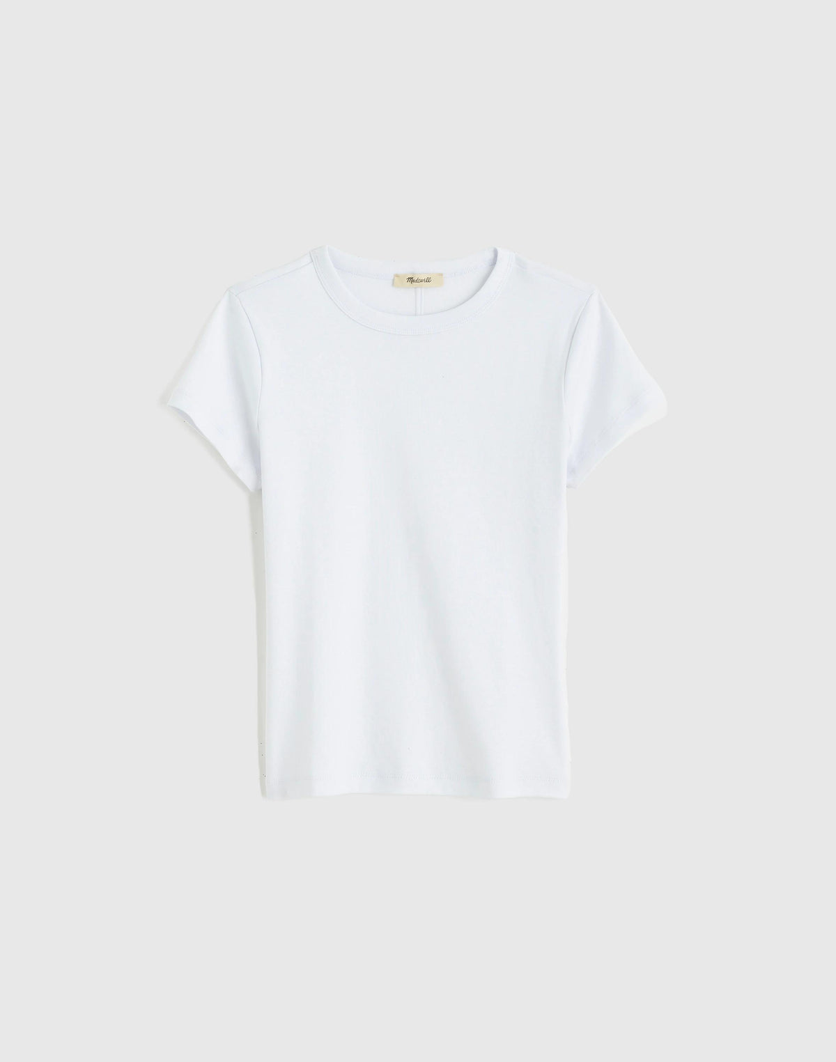 The '90s Crewneck Tee in Compact Cotton