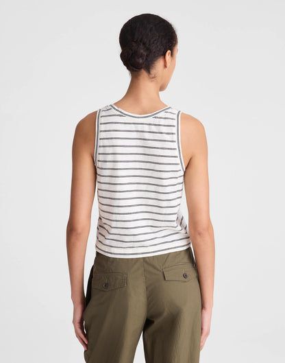 The Easy Crop Scoopneck Tank in Soft Slub