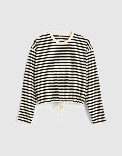Tie-Waist Top in Terry