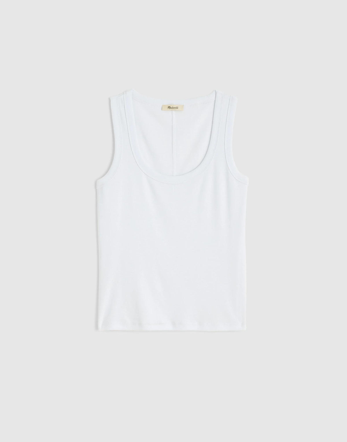 The '90s Scoopneck Tank in Compact Cotton