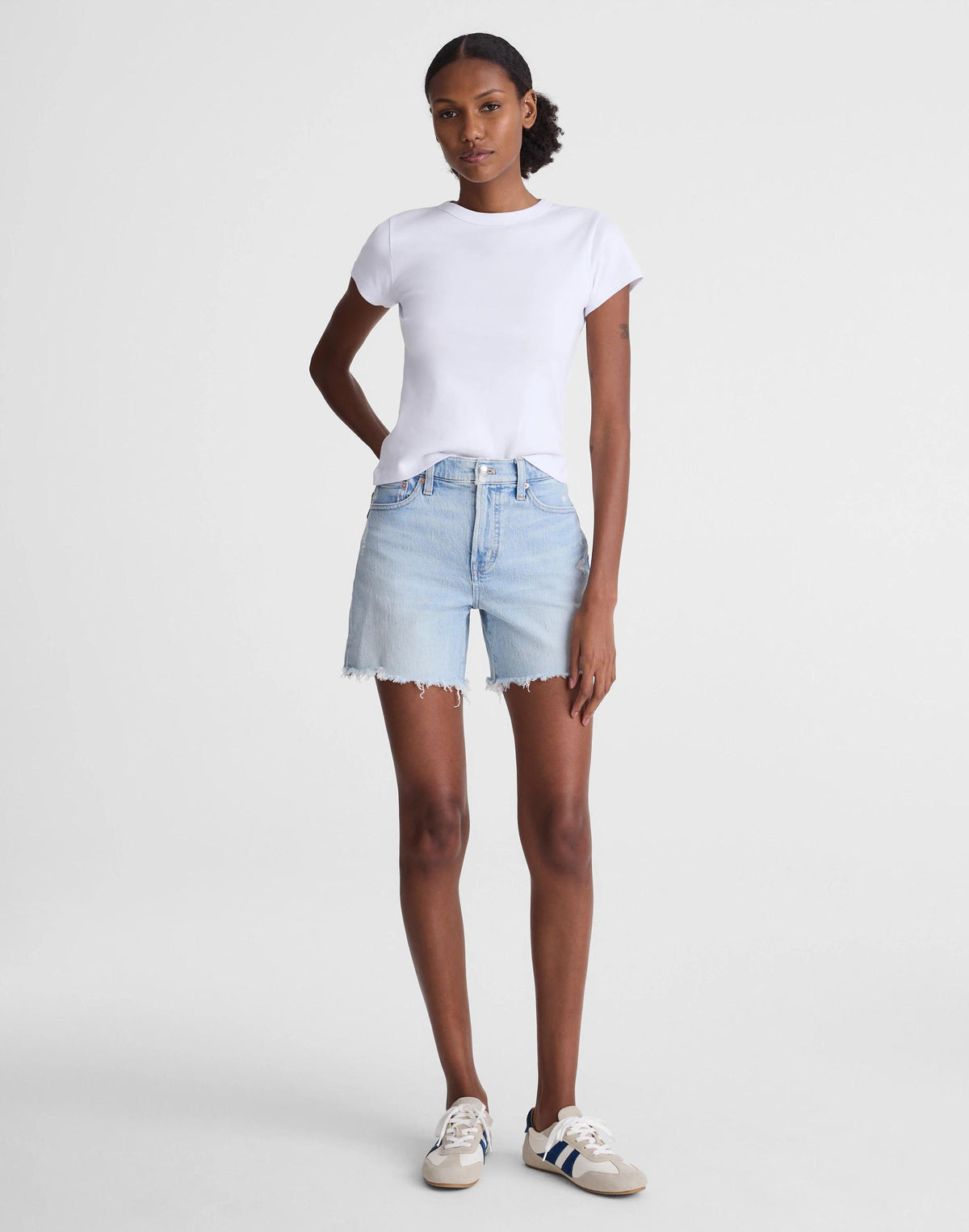 The Perfect Vintage Mid-Length Jean Short