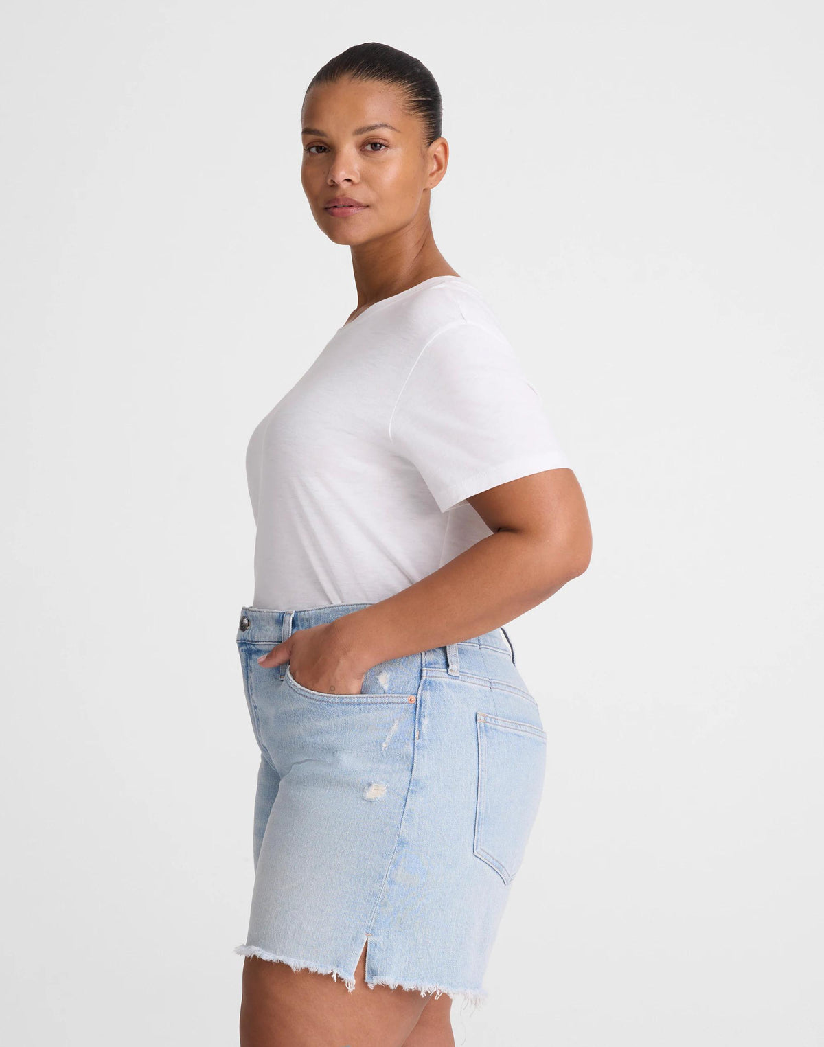 The Plus Perfect Vintage Mid-Length Short