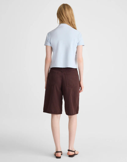 Shrunken Polo in Cotton Pique