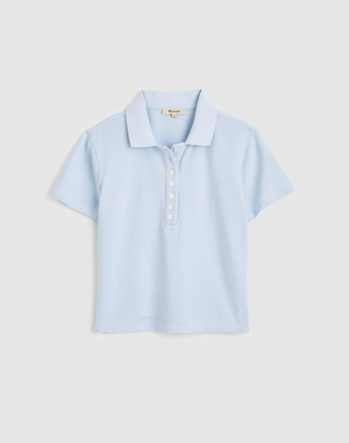 Shrunken Polo in Cotton Pique