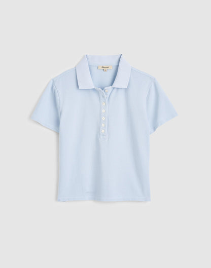 Shrunken Polo in Cotton Pique