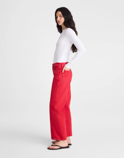 Low-Slung Baggy Crop Jean