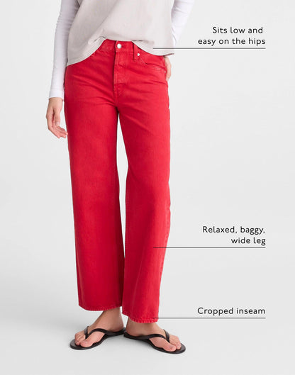 Low-Slung Baggy Crop Jean