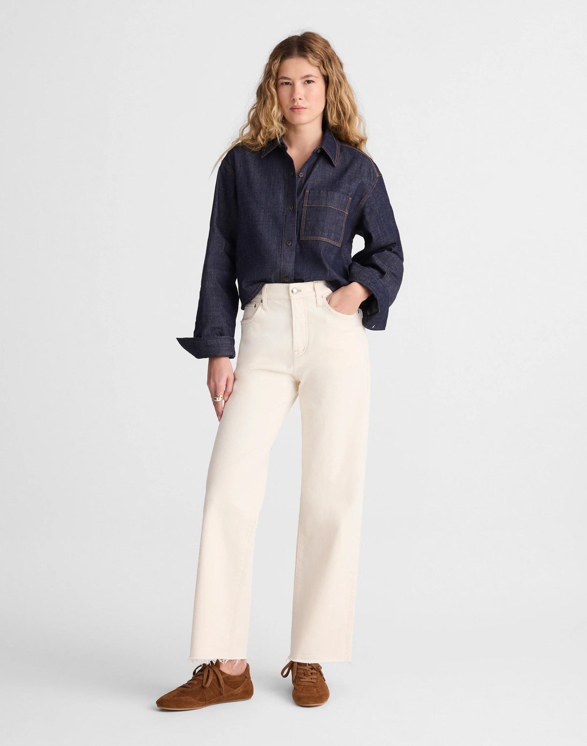 The Perfect Vintage Wide-Leg Crop Jean