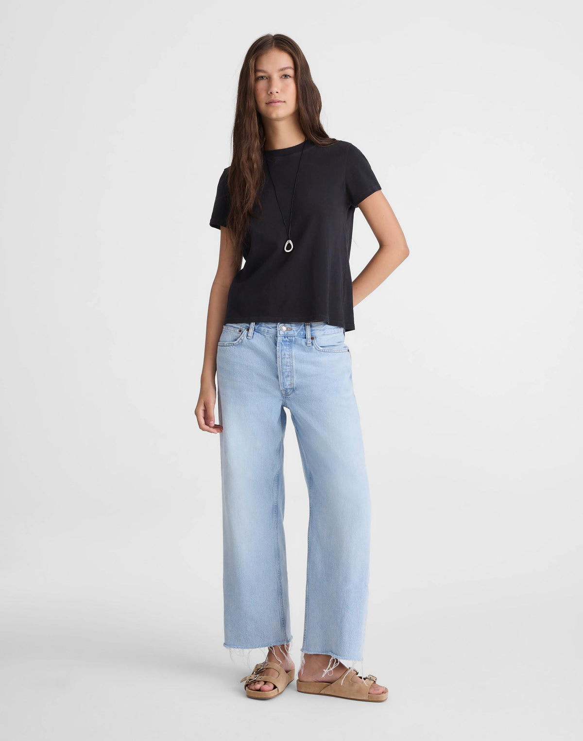 Low-Slung Baggy Crop Jean