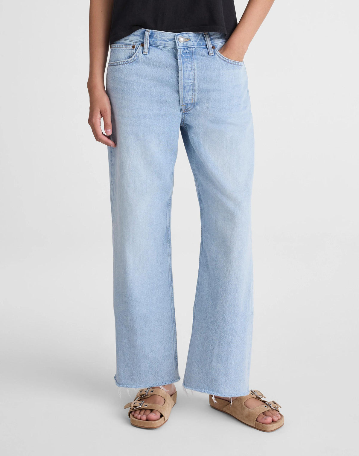 Low-Slung Baggy Crop Jean